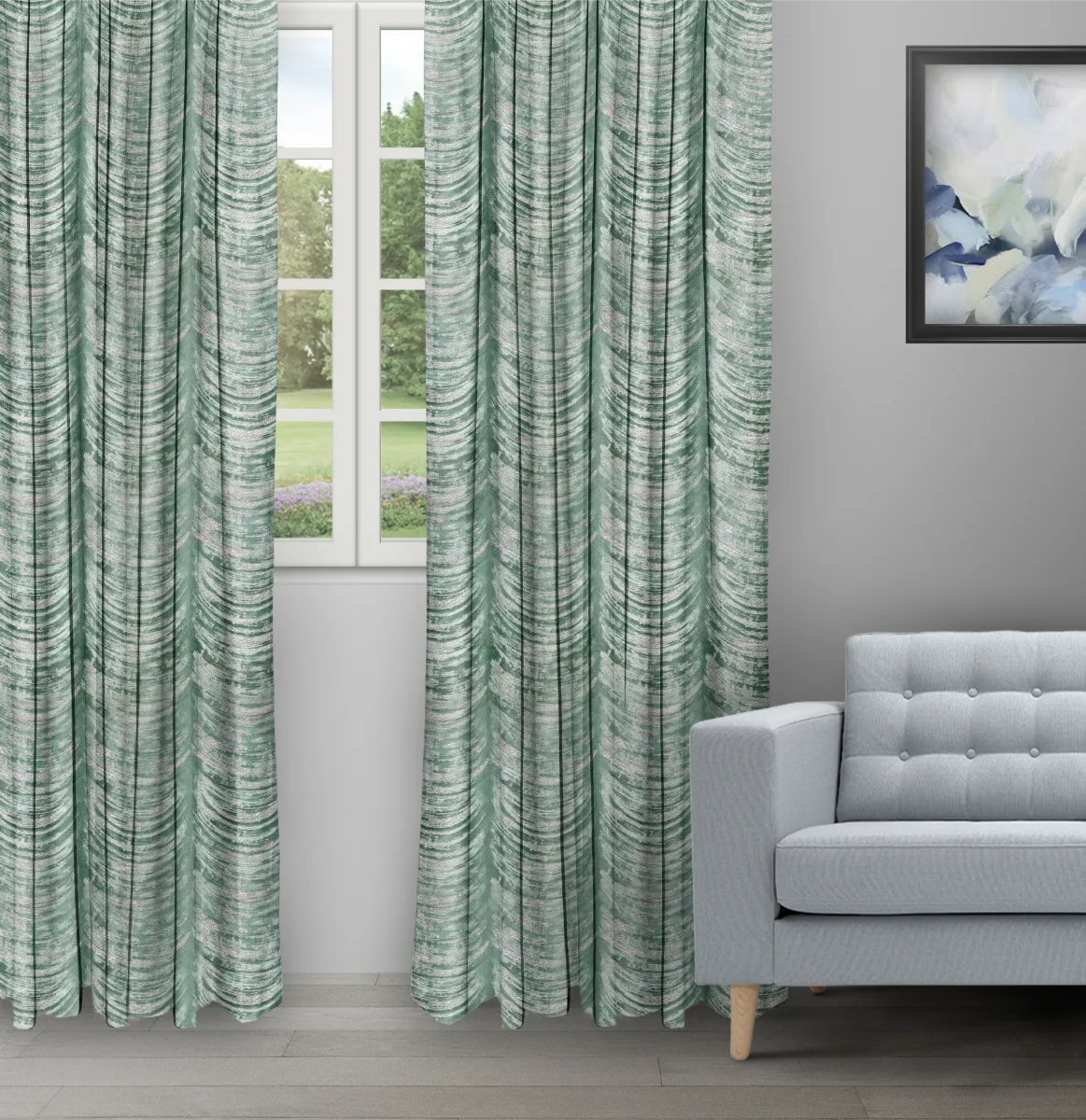 The Shining Wave Spa - Ripple Fold image The Shining Wave - Spa Ripple Fold Drapes - Image 1