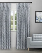 The Shining Wave - Zinc Custom Curtains