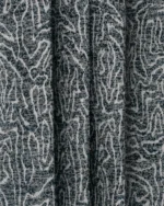 Whirl - Black and White Roman Shades - Image 4