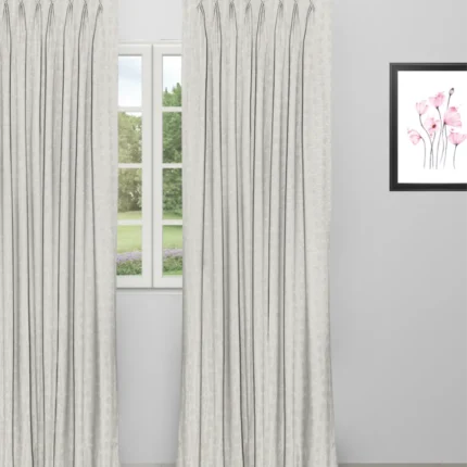 Curtains | Whispering Leaves - Cream Curtain | Curtain Avenue