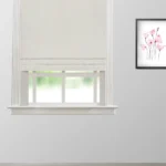 Whispering Leaves - Cream Roman Shades