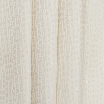 Swatches | Whispering Leaves - Cream Vertical Fold | Curtain Avenue