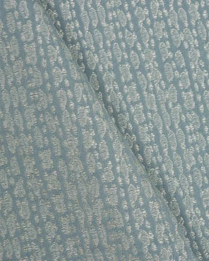 Whispering Leaves - Dusty Blue Fabric Swatch - Image 2