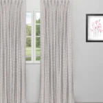 Whispering Leaves - Lilac Custom Curtains