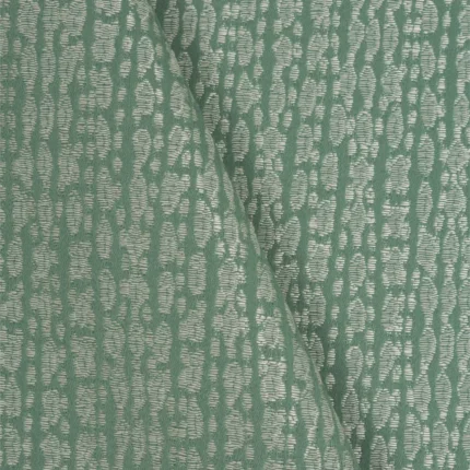 Swatches | Whispering Leaves - Sea Foam Cross Fold | Curtain Avenue