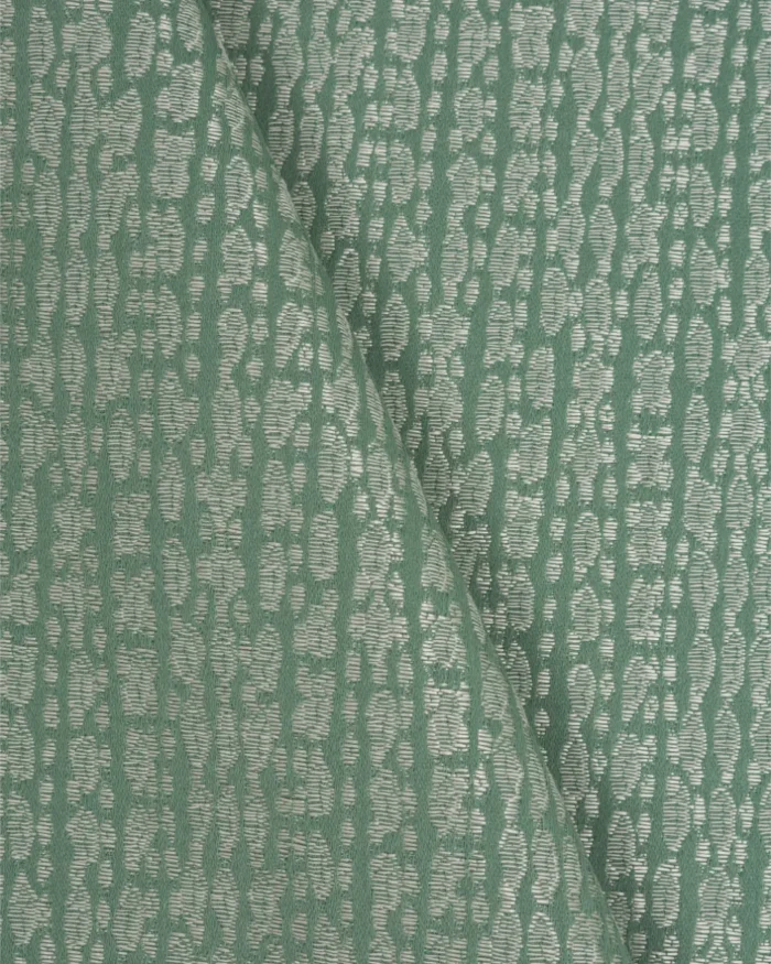 Whispering Leaves - Sea Foam Roman Shades - Image 2