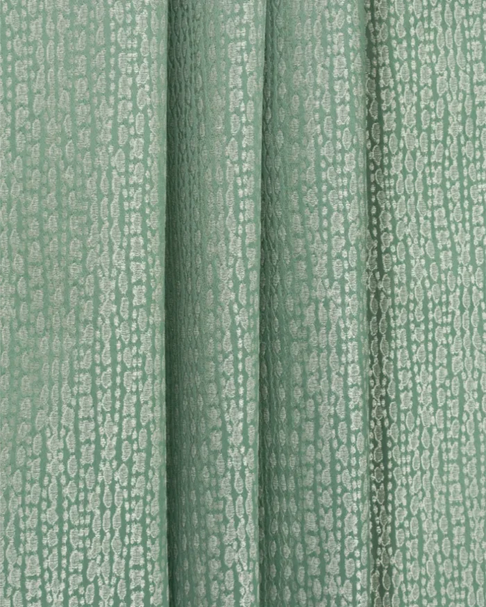 Whispering Leaves - Sea Foam Roman Shades - Image 4