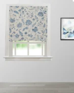 Blooming Spring - Just Blue Roman Shades