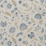 Blooming Spring - My Blue Fabric Swatch