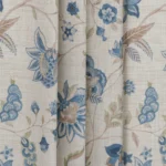 Blooming Spring - My Blue Ripple Fold Drapes