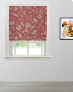 Blooming Spring - Red Apple Roman Shades
