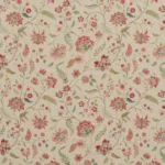 Blooming Spring - Tangerine Red Fabric Swatch