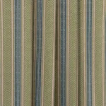 Boardwalk Stripe - Emerald Green Roman Shades
