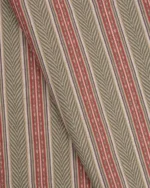 Boardwalk Stripe - Rusty Clay Fabric Swatch - Image 2