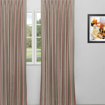 Board-Walk-Stripes-Rust-Clay-Curtain-1 | Curtain Avenue
