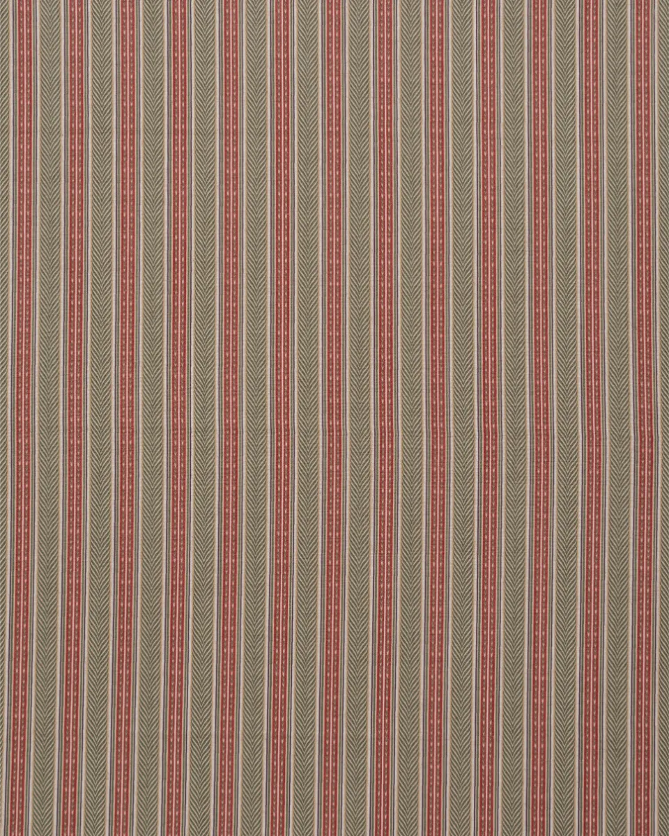 Board Walk Stripes - Rust Clay - Regular Boardwalk Stripe - Rusty Clay Fabric Swatch - Image 1