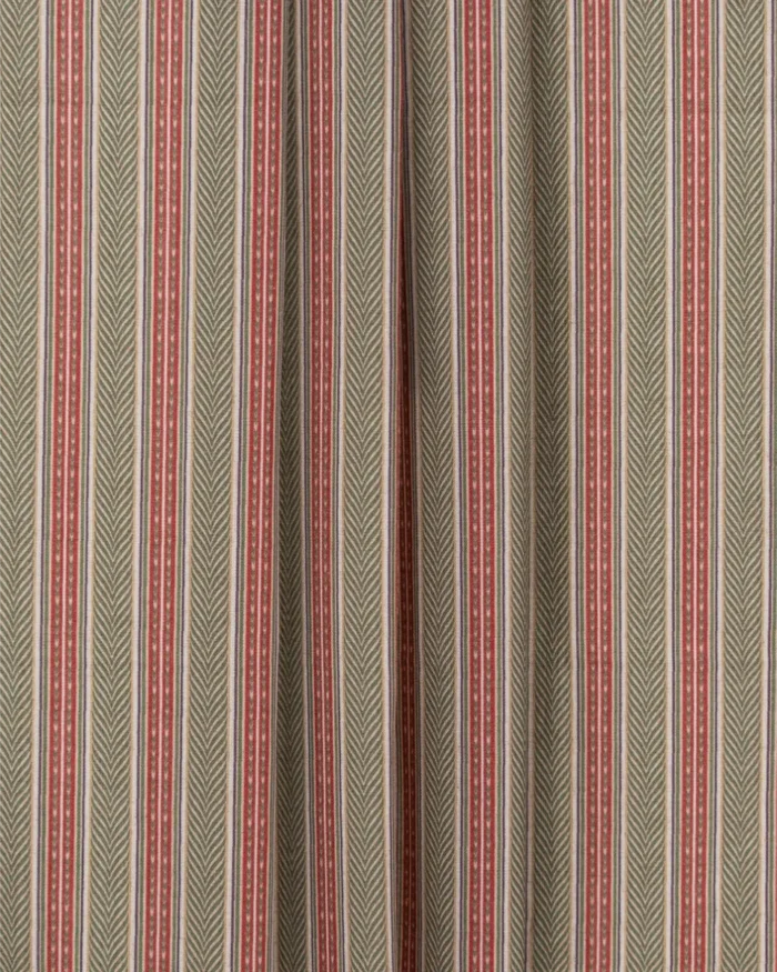 Boardwalk Stripe - Rusty Clay Fabric Swatch - Image 3