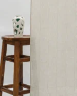 Curtains | Buffalo Striped Semi Sheer - Sand - Curtain | Curtain Avenue