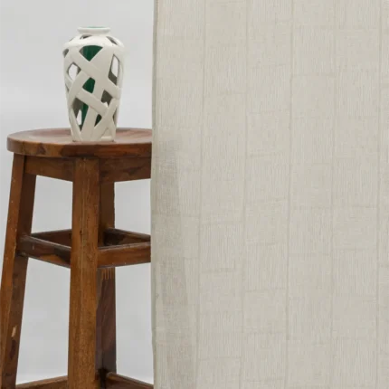 Curtains | Buffalo Striped Semi Sheer - Sand - Curtain | Curtain Avenue
