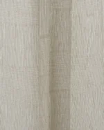 Curtains | Buffalo Striped Semi Sheer - Sand - Folded | Curtain Avenue