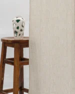 Curtains | Buffalo Striped Sheer - Beige - Curtain | Curtain Avenue