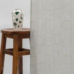 Buffalo Striped Semi Sheer Curtains - Gray