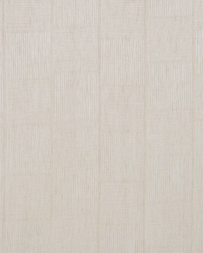 Buffalo Striped Sheer Fabric Swatch - Oatmeal - Image 2