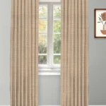 Classic Houndstooth - Camel Custom Curtains