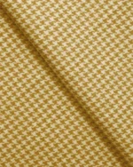 Classic Houndstooth - Mustard Ripple Fold Drapes - Image 2