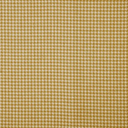 Swatches | Classic Houndstooth - Mustard- Regular | Curtain Avenue