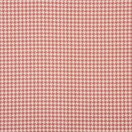 Swatches | Classic Houndstooth - Rose - Regular | Curtain Avenue