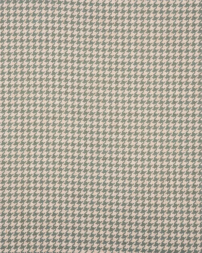 Classic Houndstooth - Teal/ Green Custom Curtains - Image 3