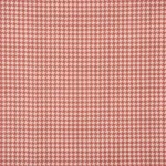 Classic Houndstooth - Tuscan Red Fabric Swatch