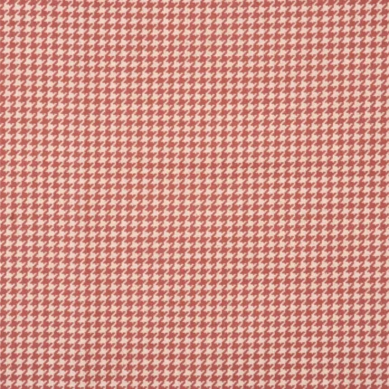 Swatches | Classic Houndstooth - Tuscan Red - Regular | Curtain Avenue