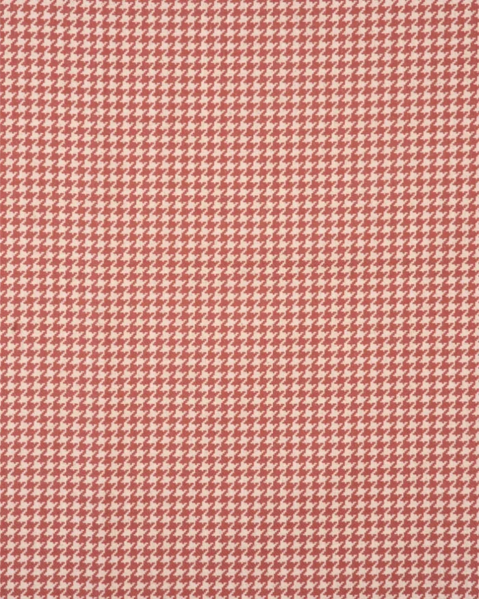 Classic Houndstooth - Tuscan Red Roman Shades - Image 3
