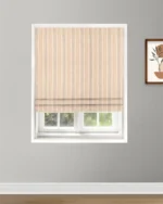 Coastal Stripes - Sky Roman Shades