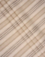 Coastal Stripes - Taupe Roman Shades - Image 2