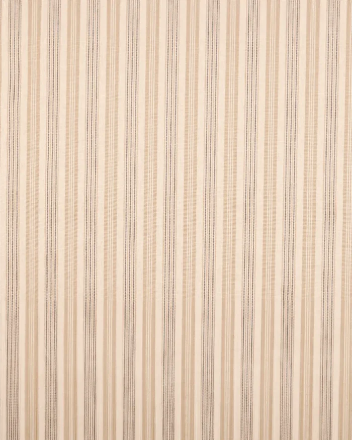 Coastal Stripes - Taupe Roman Shades - Image 3