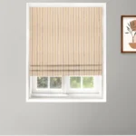 Coastal Stripes - Taupe Roman Shades