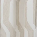 Cosmo Striped Sheer Roman Shades - Beige