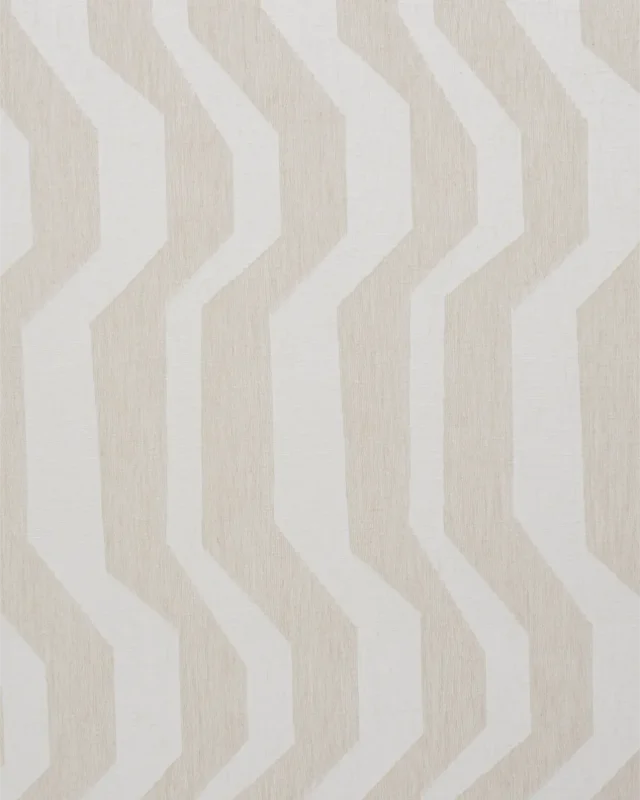 Curtains | Cosmo Striped Semi Sheer - Natural - Regular | Curtain Avenue