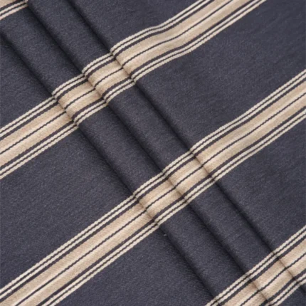 Swatches | Country Stripes - Midnight Folded Shot | Curtain Avenue