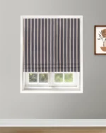 Country Stripes - Midnight Roman Shades