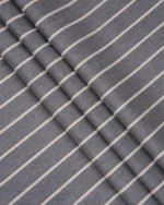 Drought Stripes - Ash Gray  Roman Shades - Image 2