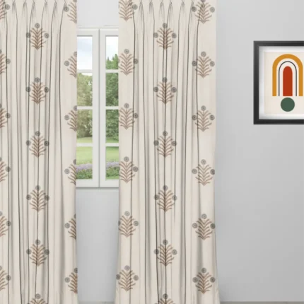 Curtains | Embroidered Hailee - Blue Sky - Curtain | Curtain Avenue