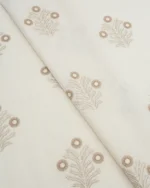 Embroidered  Hailee - Cyrus Beige Custom Curtains - Image 2
