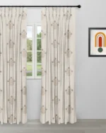 Embroidered Hailee - Mint Custom Curtains