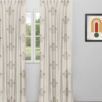 Curtains | Embroidered Hailee - Mint - Curtain | Curtain Avenue