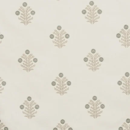 Roman Shades | Embroidered Hailee - Mint - Regular | Curtain Avenue