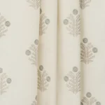 Embroidered Hailee - Mint Ripple Fold Drapes